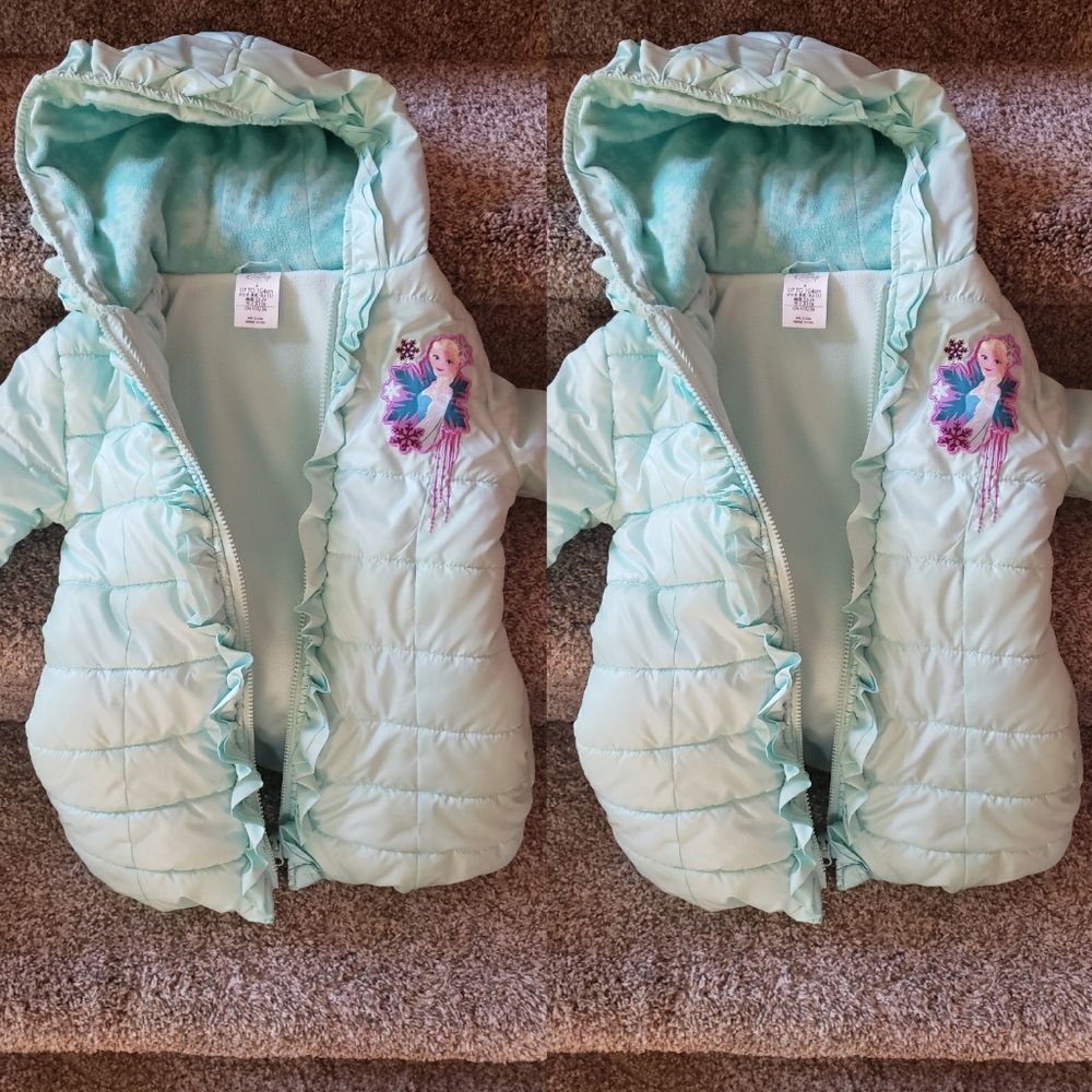 Girls 4 Disney Elsa Winter Coat